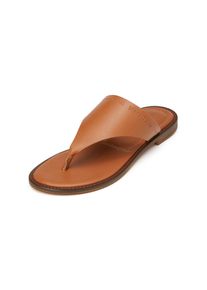 Marc O'Polo MARC O'POLO Damen Sandale "aus edlem Ziegenleder", Gr. 41, braun, Obermaterial: 100% Leder (Rind), unifarben, Schuhe