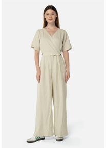 FRESHLIONS Baby Jumpsuit "Kira", Gr. XL, beige, 100% Leinen, Overalls, im klassischen Design