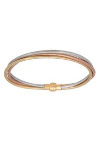 Firetti Damen Armband "Schmuck Geschenk Gold 375 Armschmuck Armkette Goldarmband", Gelbgold 375, rosa, Gelbgold 375, Armbänder