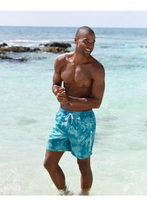 Chiemsee Herren Badeshorts "Esra", grün, Gr. S, bedruckt, Polyester, Badehosen, mit Dschungelprint