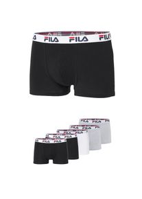 Fila Herren Boxershorts "MAN BOXER SHORTS", Gr. XL, bunt, Obermaterial: 95% Baumwolle, 5% Elasthan, meliert, mehrfarbig, Unterhosen, mit Logobund