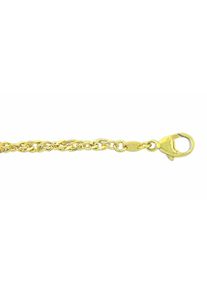Adelia´s ADELIA ́S Damen Goldkette "333 Gold Singapur Halskette 42 cm Ø 3,4 mm", 42, Gelbgold 333, gold, Gelbgold 333, Halsketten, Goldschmuck für Damen