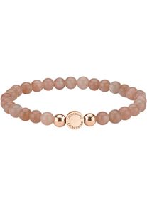 Damen Armband "Schmuck Geschenk Armkette Zugarmband", Edelstahl-Polyurethan, rosa, Liebeskind Berlin, Edelstahl, Polyurethan, Armbänder, mit