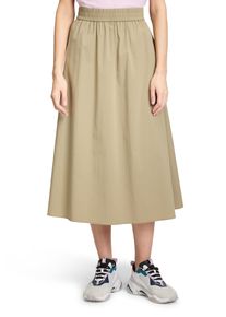 Cartoon Damen Faltenrock "Cartoon A-Linien-Rock mit Eingrifftaschen", grün, casual, Gr. 38, Obermaterial: 71% Baumwolle, 25% Polyamid, 04% Elasthan.,
