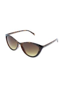 Damen Sonnenbrille "London", braun, Collezione Alessandro, unifarben, Brillen, mit Schildpatt Optik