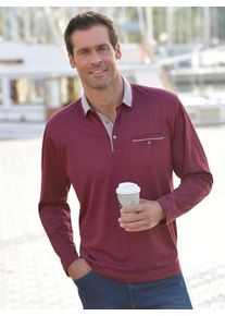 Hajo Herren Langarmshirt "Langarm-Shirt", rot, Gr. 44, unifarben, 62% Baumwolle, 38% Polyester, Shirts