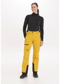 WHISTLER Damen Langarmshirt "Blume", schwarz, sportlich, Gr. 40, unifarben, 92% Polyester, 8% Elasthan, Shirts, mit Reißverschluss und Stehkragen