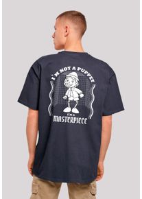 F4NT4STIC Herren T-Shirt "Pinocchio Heroes of Childhood", blau, casual, Gr. XXL, Obermaterial: 100% Baumwolle, Shirts, Nostalgie, Retro Print,