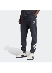 Herren Sporthose "M SW TM SWTPNTS", grau, sportlich, Gr. XXL, adidas Sportswear, Obermaterial: 67% Polyester, 33% Baumwolle, Hosen