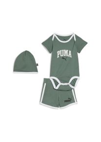 Puma Kinder Jogginganzug "Minicats Puma Class Newborn 3-teiliges Set Kinder", grün, Gr. 74, Obermaterial: 100% Baumwolle, Sportanzüge