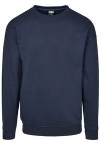 Urban Classics Herren Rundhalspullover "Urban Classics Herren Sweat Crewneck", blau, casual, Gr. XS, unifarben, 63% Baumwolle, 37% Polyester, Pullover