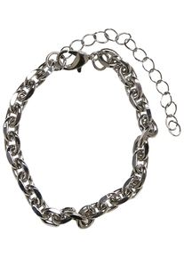Urban Classics Damen Bettelarmband "Urban Classics Unisex Sideris Chain Bracelet", S/M, Eisen, silber, Eisen, Armbänder