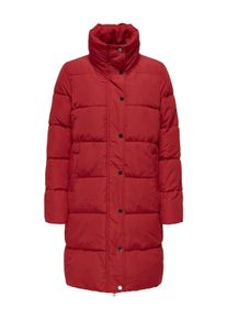 Only Damen Steppmantel "ONLNEWCOOL PUFFER COAT CC OTW", rot, modisch, Gr. M, unifarben, Steppware, Obermaterial: 100% Polyester, Mäntel