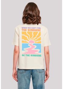 F4NT4STIC Damen T-Shirt "Be The Sunshine Color", weiß, casual, Gr. XXL, Obermaterial: 100% Baumwolle, Shirts, Premium Qualität