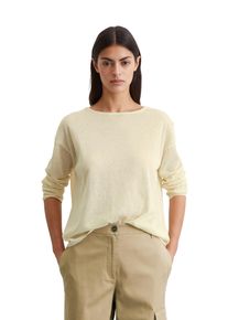 Marc O'Polo MARC O'POLO Damen Strickpullover "aus Organic Cotton-Mix", beige, casual, Gr. S, unifarben, Obermaterial: 90% Baumwolle, 10% Polyamid, Pullover