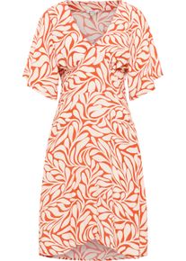 Mustang Damen Minikleid "Damen Style Marysville", bunt, Gr. 44, Popeline, 100% Viskose, Kleider