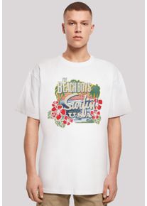 F4NT4STIC Herren T-Shirt "The Beach Boys Musik Band Tropical", weiß, casual, Gr. XS, Obermaterial: 100% Baumwolle, Shirts, Premium Qualität
