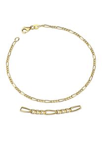 Firetti Damen Goldarmband "Schmuck Geschenk Gold 333 Armkette Figarokette", 21, Gelbgold 333, gold, Gelbgold 333, Armbänder, Made in Germany