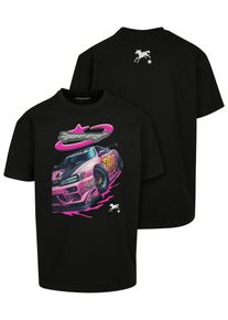 Herren T-Shirt "Upscale by Mister Tee Herren Speed Heavy Oversize Tee", schwarz, casual, Gr. L, UPSCALE BY MISTER TEE, unifarben, 100% Baumwolle,