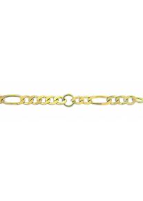 Adelia´s ADELIA ́S Damen Fußkette "Damen Goldschmuck 333 Gold Figaro Fußkettchen 25 cm", Gelbgold 333, gold, Gelbgold 333, Fußkettchen, 25 cm 333 Gold