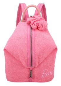 Cityrucksack "Marit Frottee Limited Barbie", Fritzi aus Preussen, pink, Baumwollmischung, unifarben, modisch, Rucksäcke, mit abnehmbarem Haarband