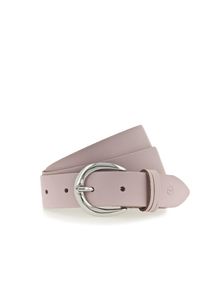 Tamaris Damen Ledergürtel, rosa, Basic,casual,klassisch,modisch, Gr. 100, unifarben, Rindsleder, Gürtel, mit glänzender silberfarbener Schließe