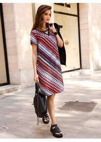 Inspirationen Damen Sommerkleid "Kleid", bunt, Gr. 40, gemustert, mehrfarbig, 100% Viskose, Kleider
