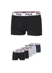 Fila Herren Boxershorts "MAN BOXER SHORTS", Gr. M, blau, Obermaterial: 95% Baumwolle, 5% Elasthan, Unterhosen, mit Logobund