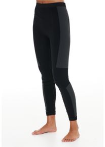 SOS Kinder Thermohose "Kalmar", schwarz, feminin, Gr. L, mehrfarbig, 64% Polyamid, 28% Polyester, 8% Elasthan, Hosen, in nahtlosem Design
