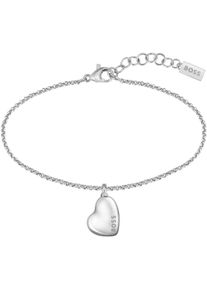 BOSS Damen Armband "HONEY, Herz, 1580594, 1580595", Edelstahl, silber, Edelstahl, Armbänder