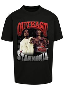 MisterTee Herren T-Shirt "MisterTee Unisex Outkast Stankonia Oversize Tee", schwarz, casual, Gr. M, unifarben, 100% Baumwolle, Shirts