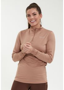 Endurance Herren Funktionsshirt "Jaelyn", beige, sportlich, Gr. 40, unifarben, 100% Polyester, Shirts, mit praktischen Reflektoren