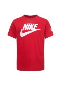Nike Sportswear Kinder T-Shirt "NKN FUTURA EVERGREEN", rot, sportlich, Gr. 104, Obermaterial: 60% Baumwolle, 40% Polyester, Shirts, für Kinder