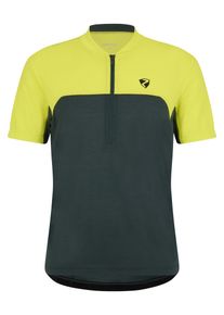 Ziener Herren Radtrikot "NARIUS-Z"bitter lemon, Gr. 52, Obermaterial: 85% Polyester, 15% Baumwolle; Obermaterial 2: 100% Polyester, Trikots