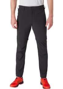 McKINLEY Herren Outdoorhose "He.-Abzipphose Malloy II M", schwarz, sportlich, Gr. 52, Obermaterial: 90% Polyamid, 10% Elasthan, Hosen