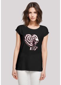 F4NT4STIC Damen T-Shirt "Süße Süßigkeiten Herzform Liebe", schwarz, casual, Gr. XXL, Obermaterial: 100% Baumwolle, Shirts, Premium Qualität