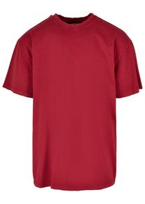 Urban Classics Herren T-Shirt "Urban Classics Herren Oversized Distressed Tee", rot, casual, Gr. XL, unifarben, 100% Baumwolle, Shirts