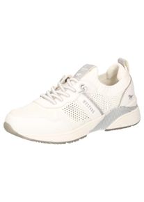 Mustang Shoes Damen Slip-On Sneaker, Gr. 36, grau, Textil, Lederimitat, Glitzer, sportlich, Schuhe, Slipper, Sneaker, Freizeitschuh mit