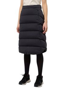 Jack Wolfskin Damen Skaterrock "Daunenrock MORGENTAU", grau, sportlich, Gr. L, Obermaterial: 87% Polyamid, 13% Elasthan, Röcke