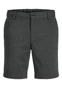 Jack & Jones JACK & JONES Herren Chinoshorts "JPSTJAIDEN KNOX JOGGER SHORTS C STYDSS25", grau, modisch, Gr. XL, meliert, Web, Obermaterial: 52% Polyester, 21%