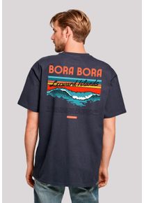 F4NT4STIC Herren T-Shirt "Bora Bora Leewards Island", blau, casual, Gr. S, Obermaterial: 100% Baumwolle, Shirts, Premium Qualität