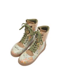 DOGO Damen Schnürboots "Future Boots Damen Future Boots Damen Boots / Female", Gr. 36, blau, Lederimitat, Schuhe, Vegan