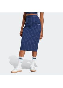 Damen Sweatrock "PENCIL SKIRT"night indigo, sanftes weiß, sportlich, Gr. 32, adidas originals, Obermaterial: 60% Baumwolle, 40% Polyester, Röcke