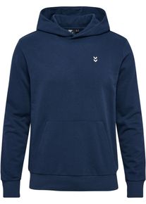 Hummel Herren Kapuzensweatshirt "HMLPULSE SWEAT HOODIE", blau, sportlich, Gr. XXL, Obermaterial: 60% Baumwolle, 40% Polyester, Sweatshirts