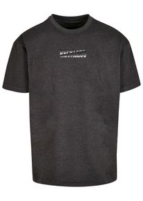 Merchcode Herren T-Shirt "Merchcode Herren Reckless Heavy Oversize Tee", grau, casual, Gr. XXL, bedruckt, 100% Baumwolle, Shirts