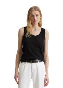 Marc O'Polo MARC O'POLO Damen T-Shirt "aus Organic Cotton Slub Jersey", schwarz, casual, Gr. L, unifarben, Obermaterial: 100% Baumwolle, Shirts
