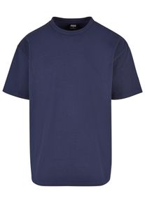 Urban Classics Herren Kurzarmshirt "Urban Classics Herren Heavy Oversized Garment Dye Tee", blau, casual, Gr. L, unifarben, 100% Baumwolle, Shirts