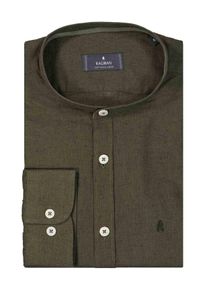 Ragman Herren Henleyshirt, grün, casual, Gr. XXL, Baumwoll-Leinen-Mix, Shirts