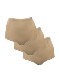 MY BASIC Damen Slip, Gr. M, rosa, Obermaterial: 95% Baumwolle, 5% Elasthan, unifarben, Unterhosen, Full brief cotton