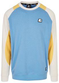 Herren Rundhalspullover "Starter Black Label Herren Starter Laser Crew", bunt, casual, Gr. XXL, STARTER Black Label, mehrfarbig, 65% Baumwolle, 35%